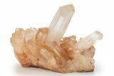 Tangerine Quartz Crystal Cluster - Madagascar #231349-1